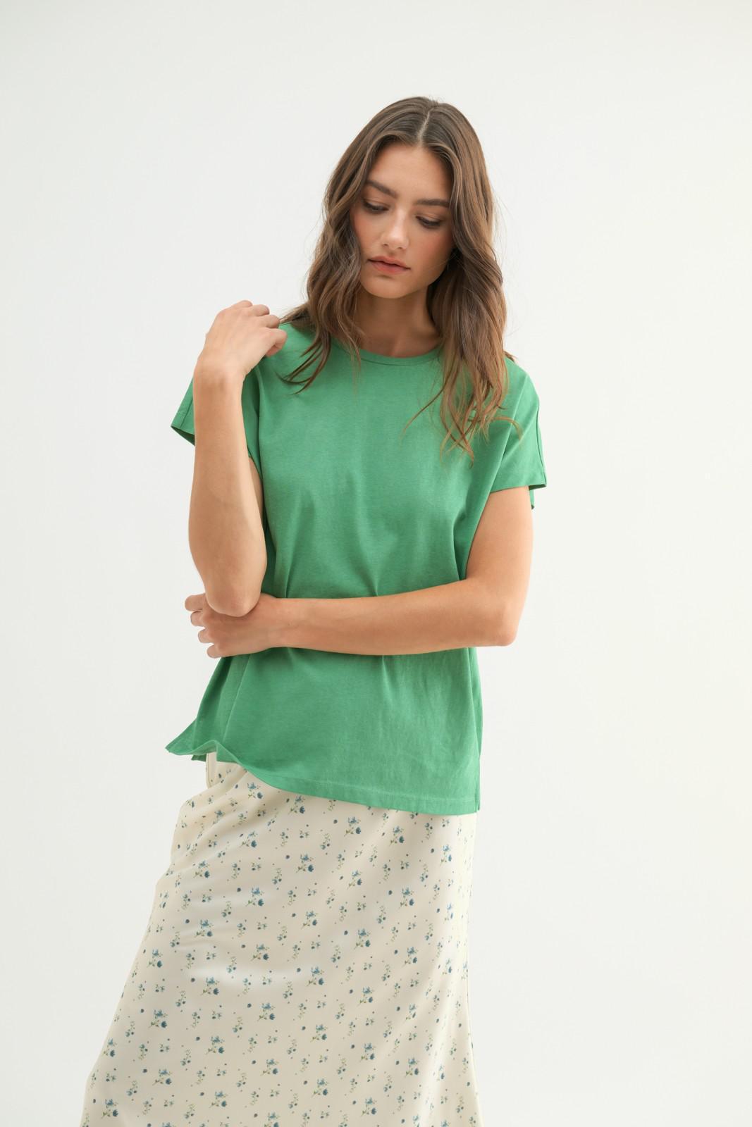 Green Boyfriend Fit Tee