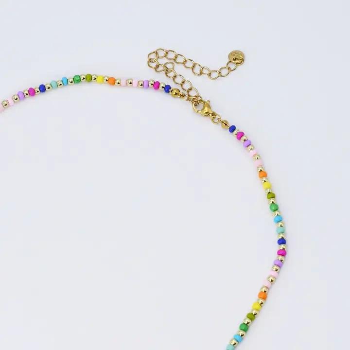 Be Happy Gemstone Necklace