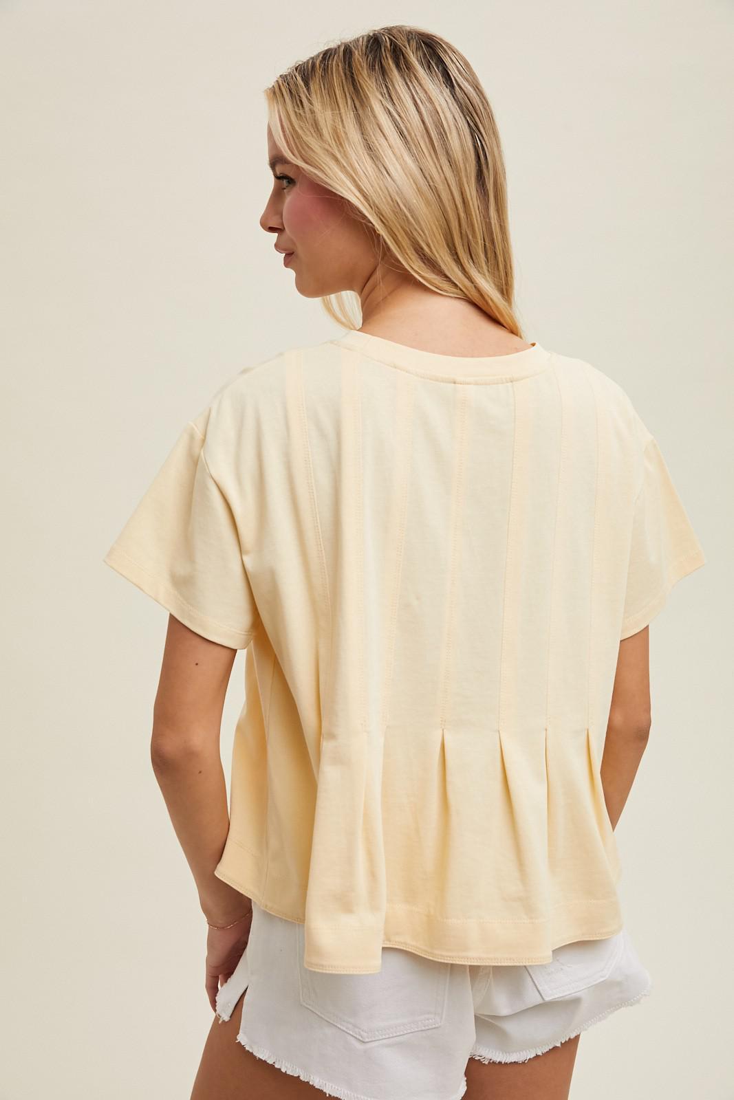 Butter Pleated Knit Top