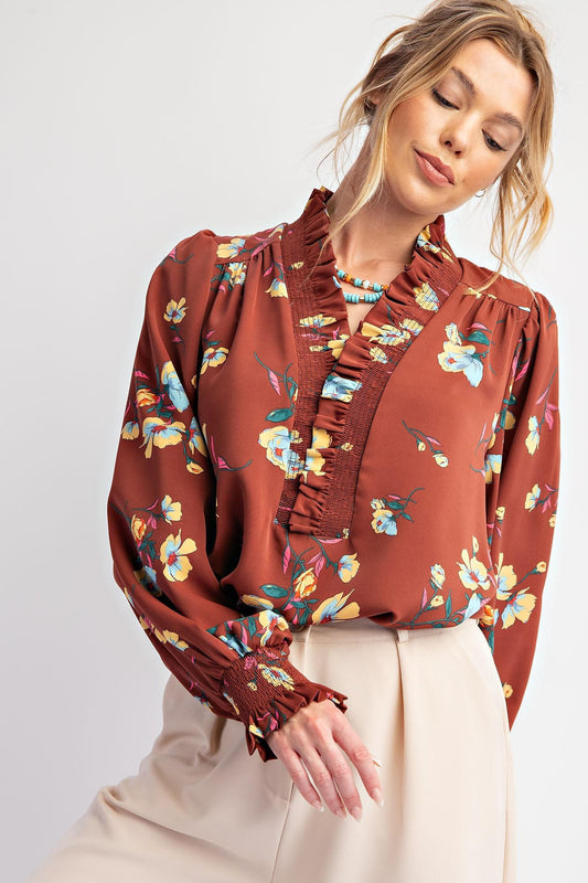 Espresso Sophia Blouse