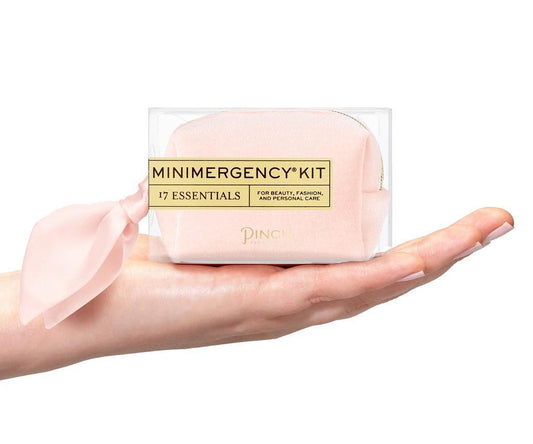 Blush Velvet Scarf Minimergency Kit