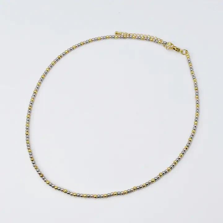 Dainty Metals Bead Necklace