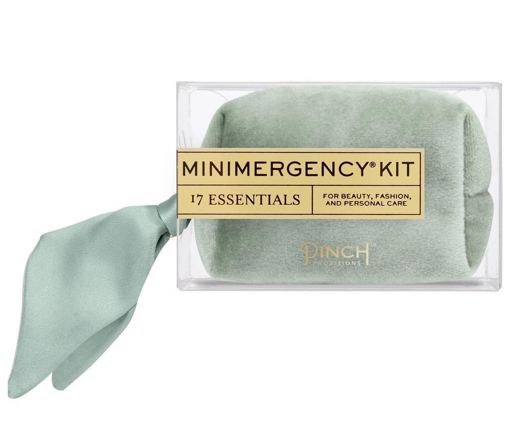 Sage Velvet Scarf Minimergency Kit